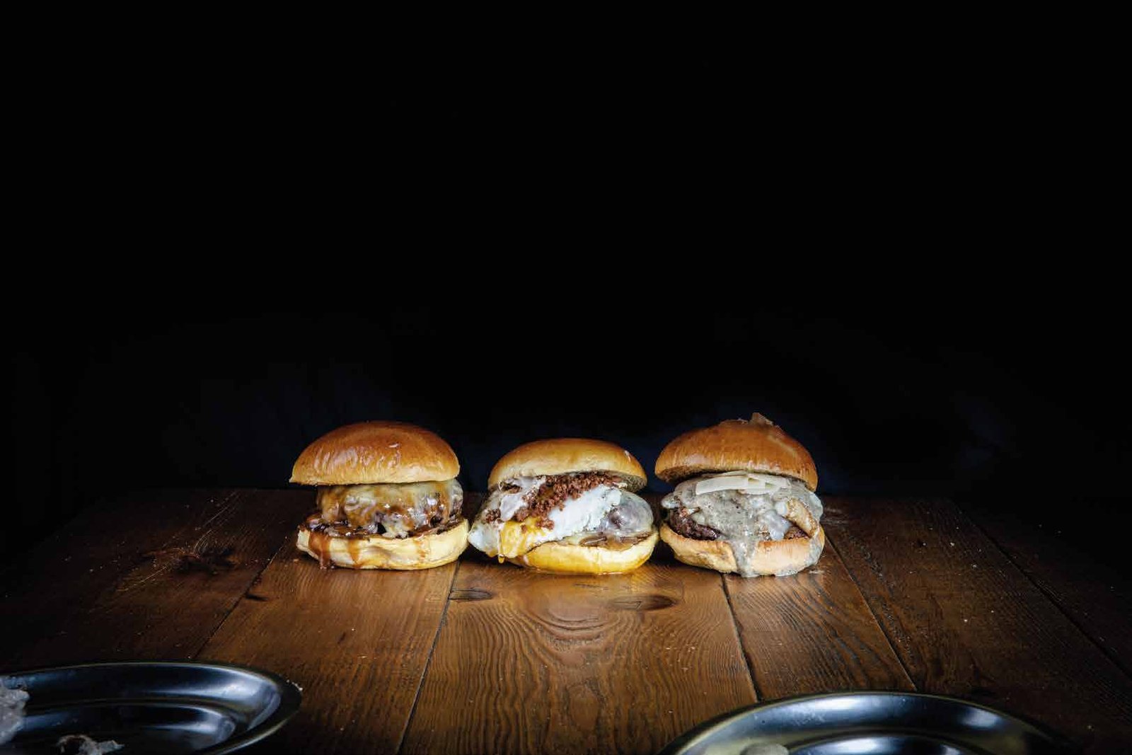 Hamburguesa de La Capital con queso fundido